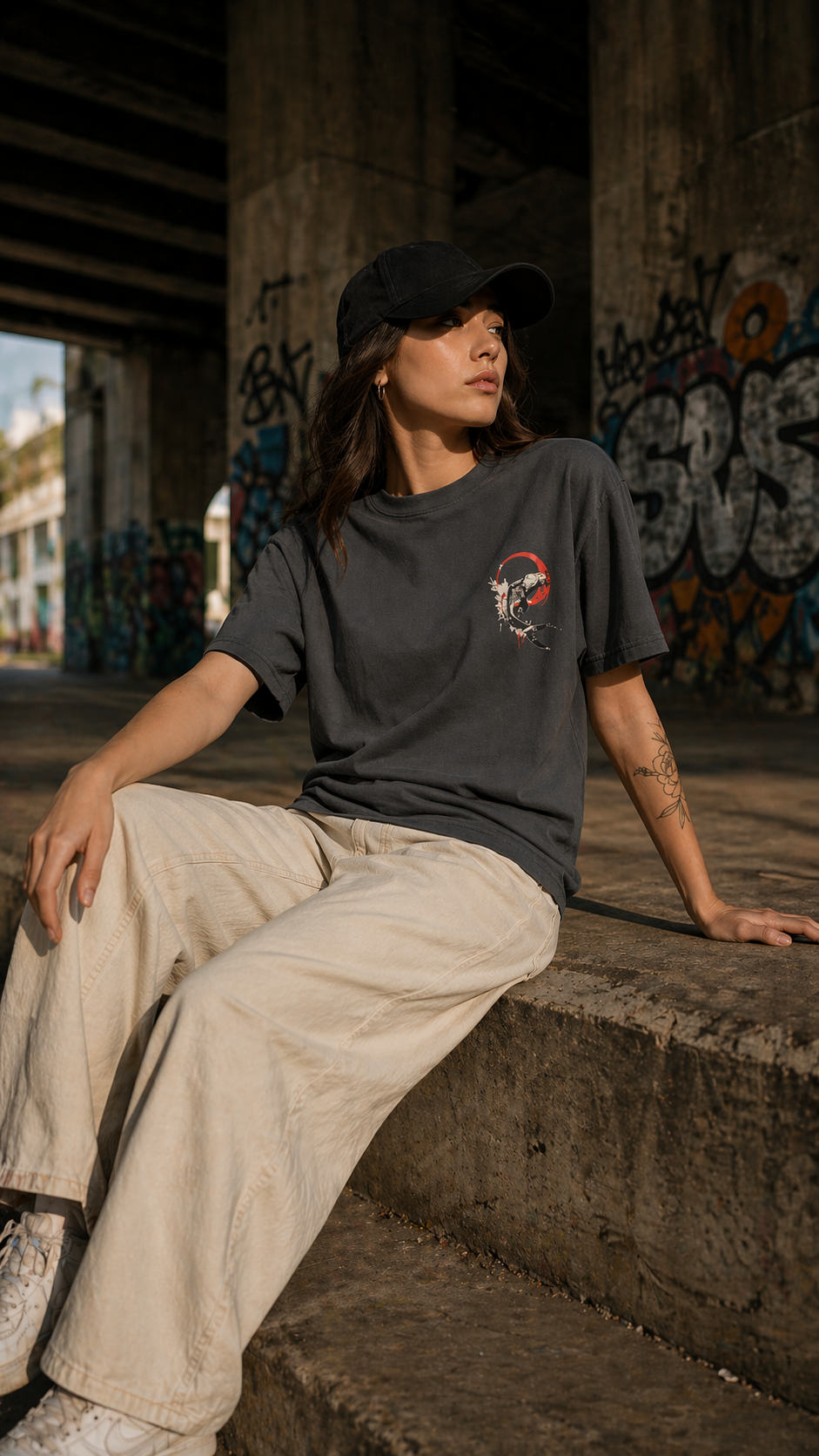 Koi Flow Vintage Tee