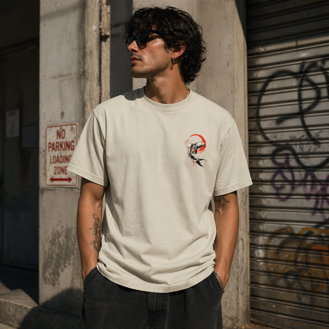 Koi Flow Vintage Tee