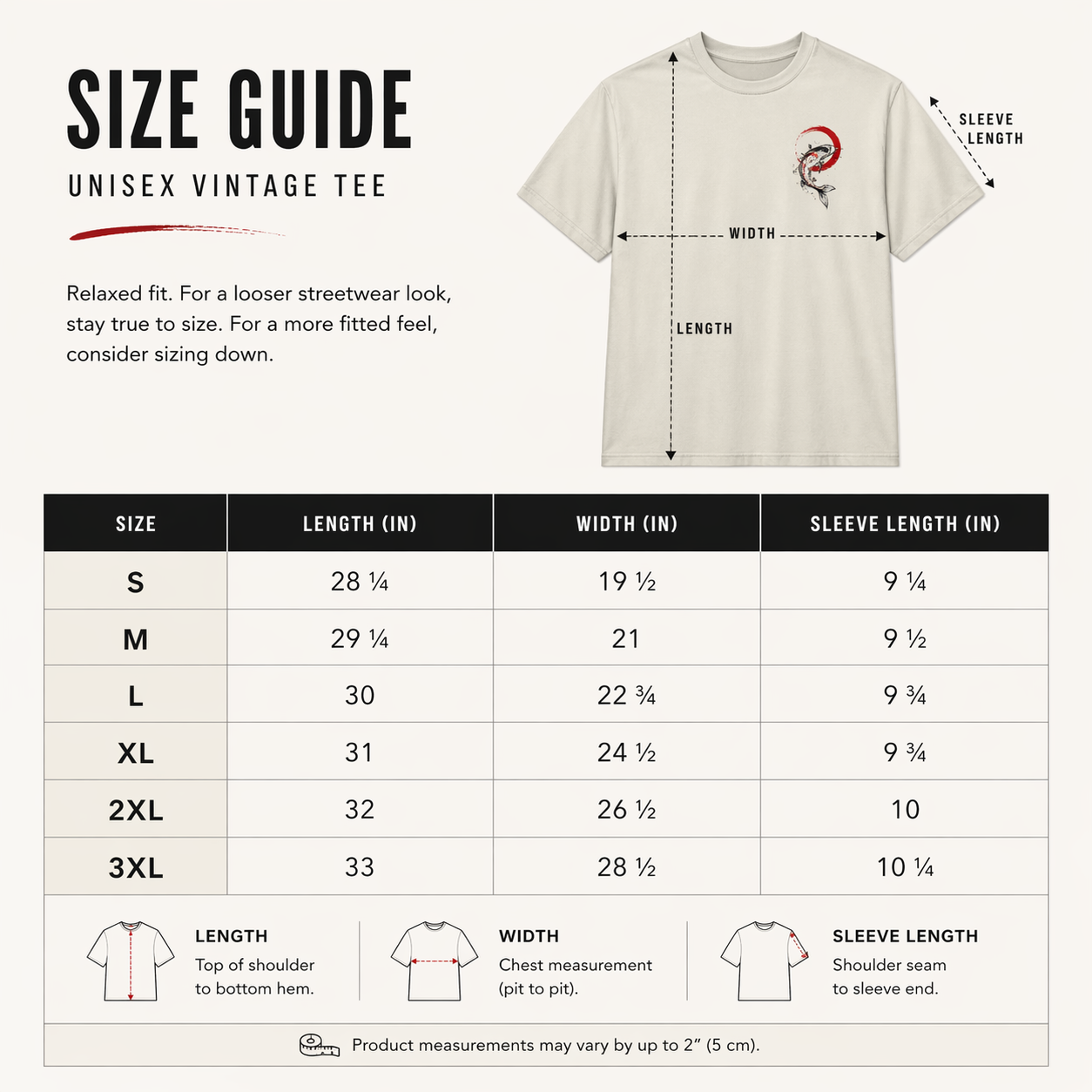 Koi Flow Vintage Tee