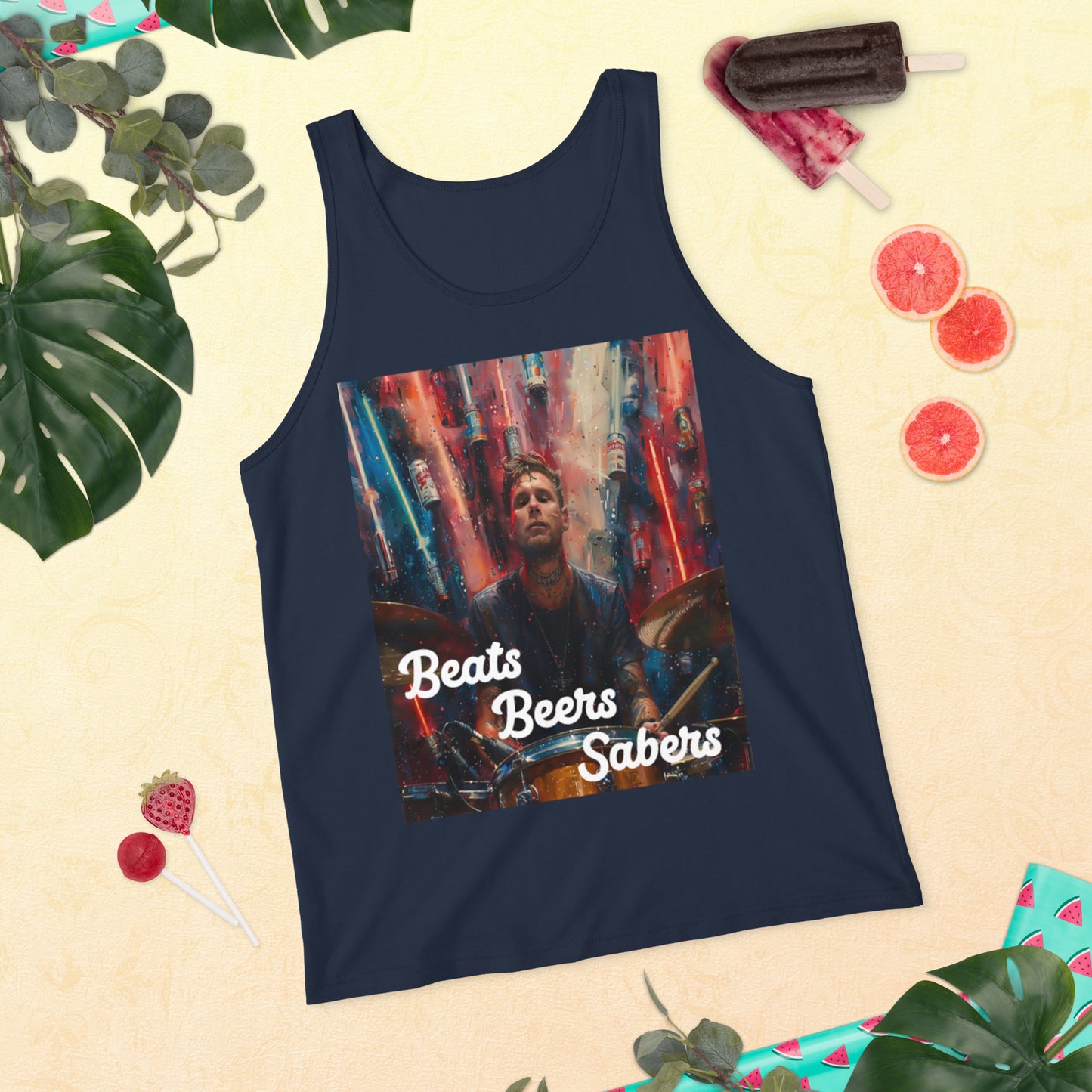 Beats Beers Sabers Tank