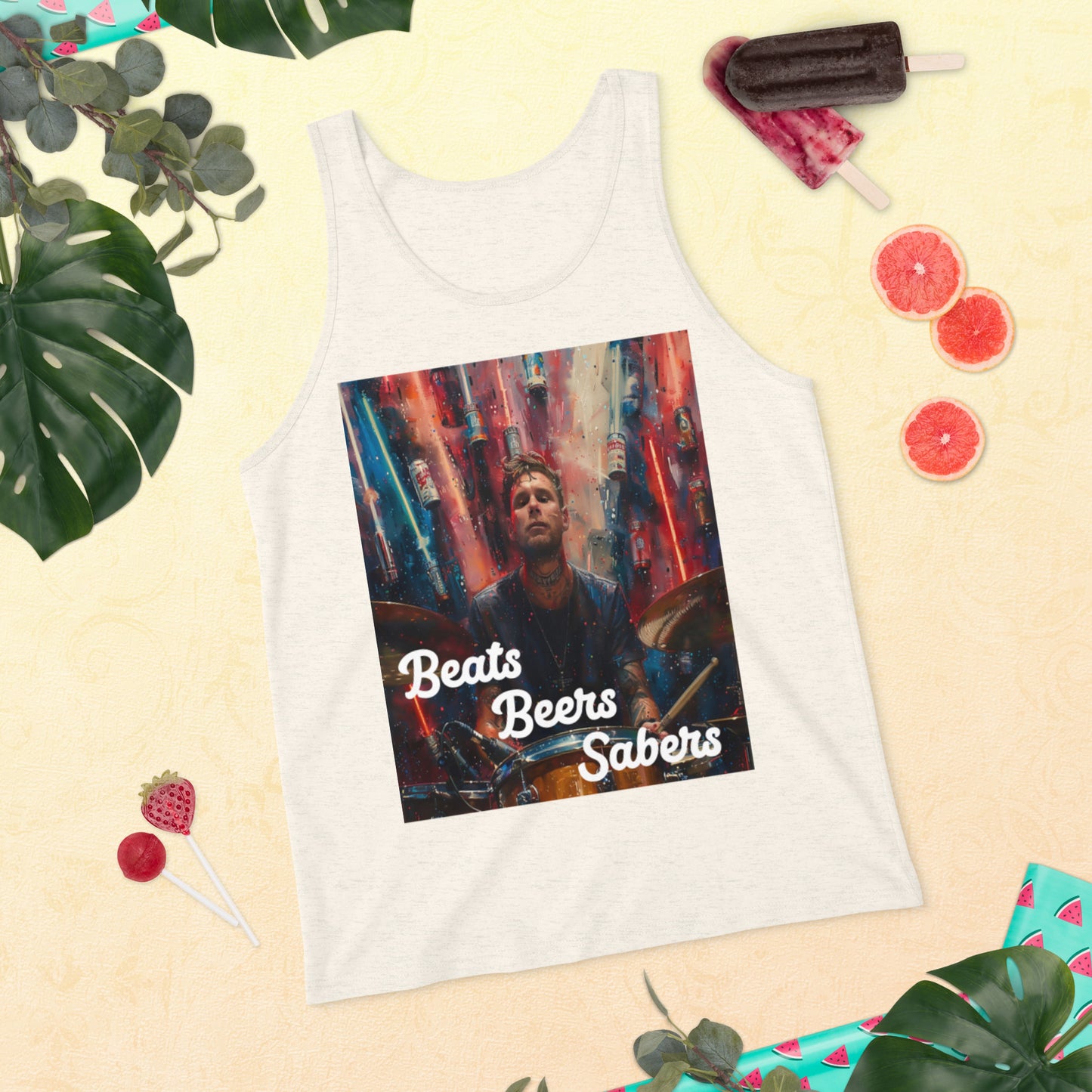 Beats Beers Sabers Tank