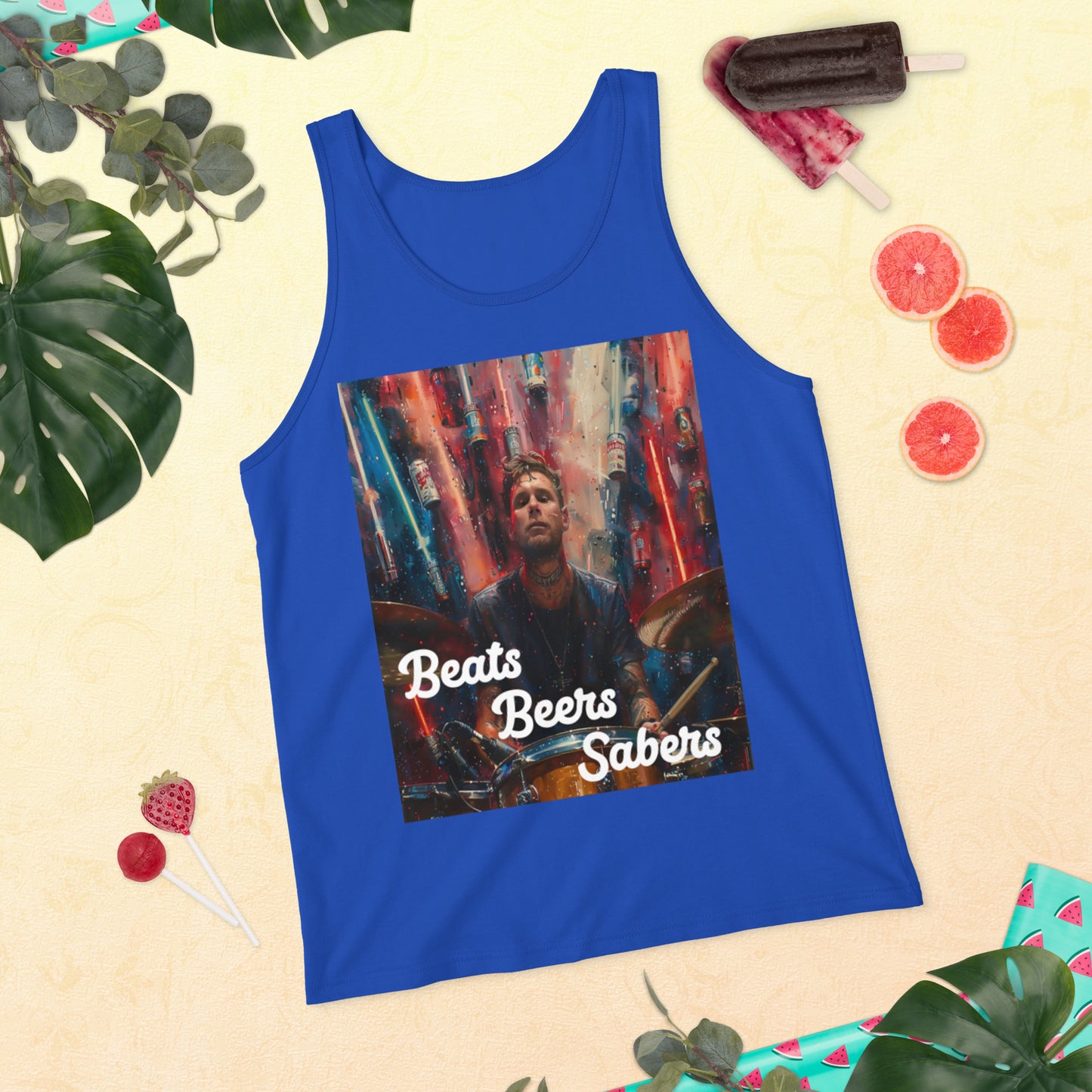 Beats Beers Sabers Tank