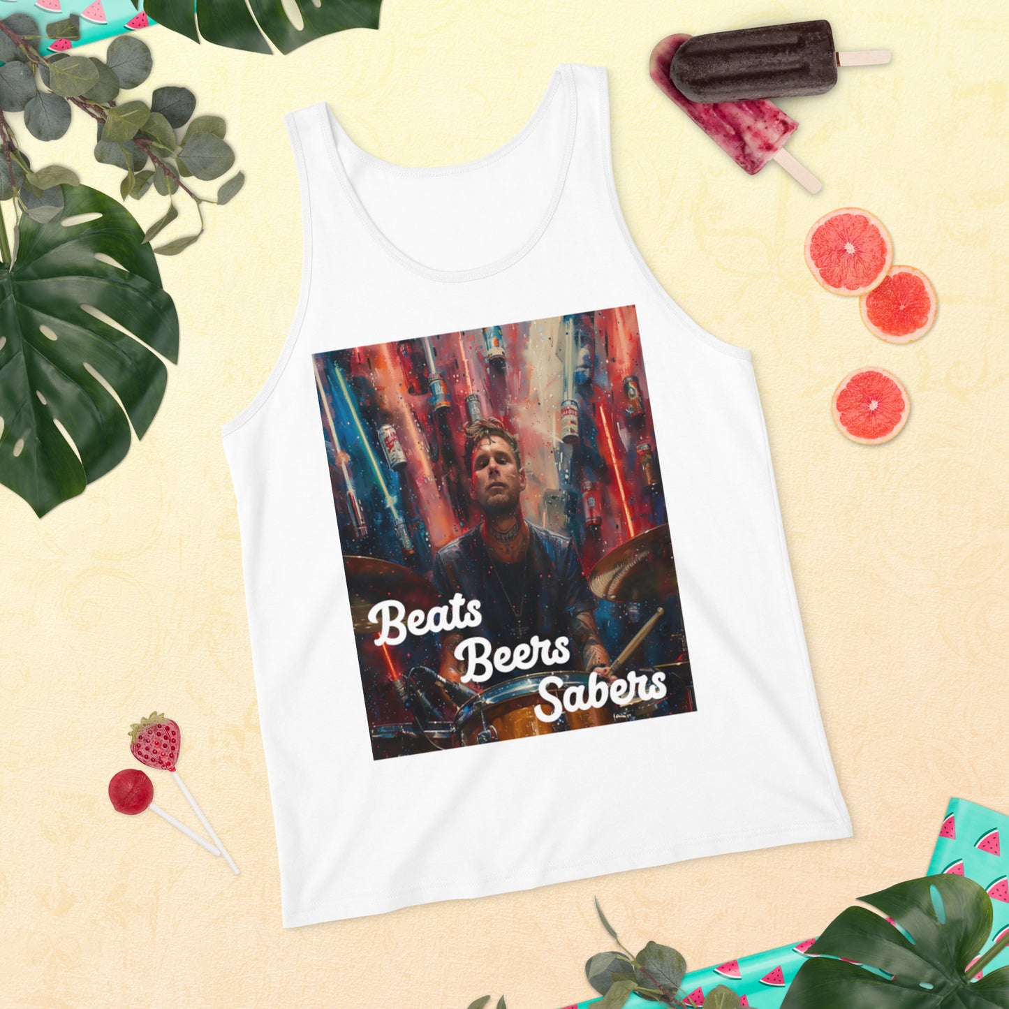 Beats Beers Sabers Tank